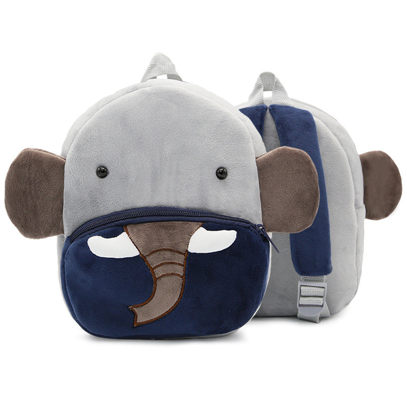 Cute Plush Backpacks Kindergarten Cartoon School Bags Children Animal Toys Bag