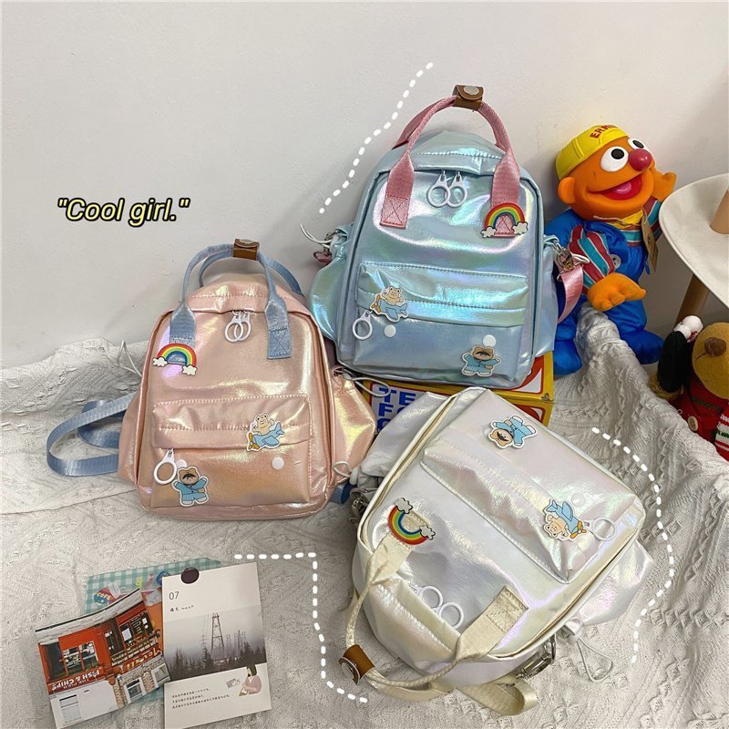 New Small Women Backpack Bag Female Korean Multifunctional School Backpacks